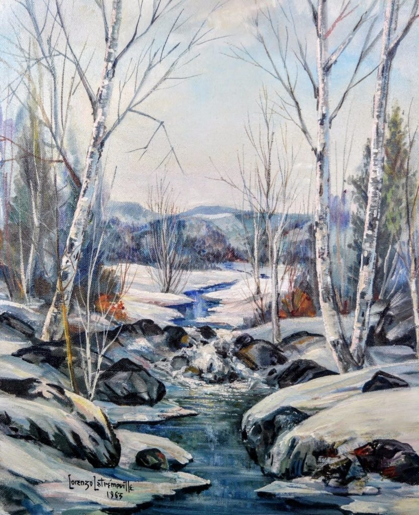 Canal Scene near Wem, Shropshire, watercolor